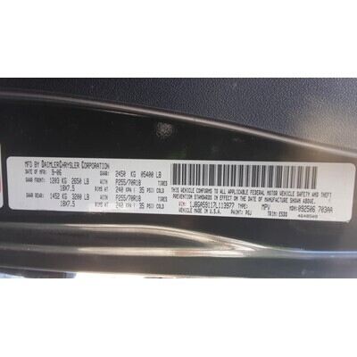 2007 Jeep Wrangler Axle Assembly, Rear - ~434102907