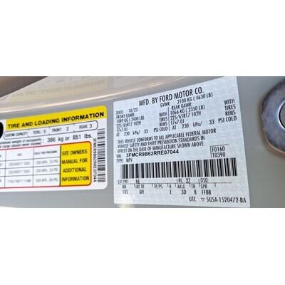 2020 Ford Escape Axle Shaft - ~398892049