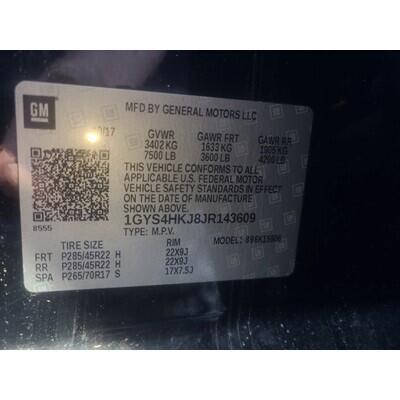 2015 Cadillac Escalade Axle Assembly, Rear