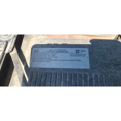 2015 Chevrolet Suburban 1500 Series Axle Assembly, Rear