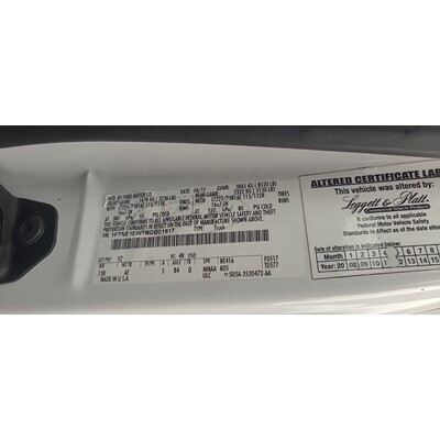 2009 Ford E-150 Van Axle Assembly, Rear