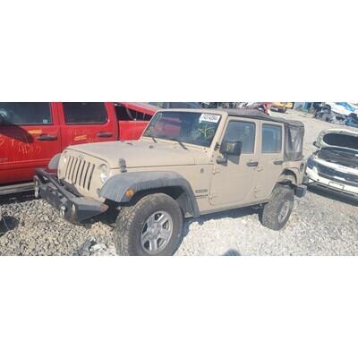 2016 Jeep Wrangler Axle Assembly, Rear