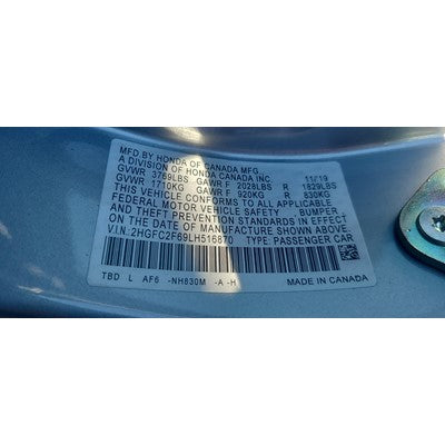 2016 Honda Civic Axle Shaft - ~411595271