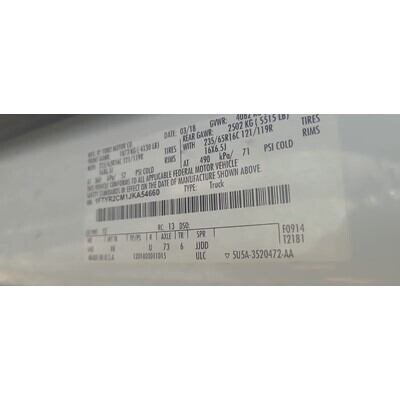 2015 Ford Transit 150 Axle Assembly, Rear - ~415325140