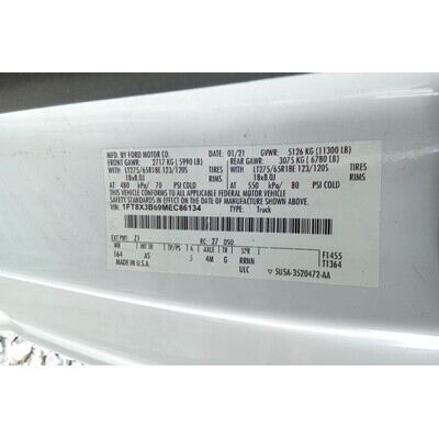 2017 Ford F-250 Super Duty Pickup Axle Assembly, Rear - ~418232486