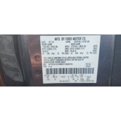 2012 Ford F-150 Series Pickup Axle Assembly, Rear - ~415188389