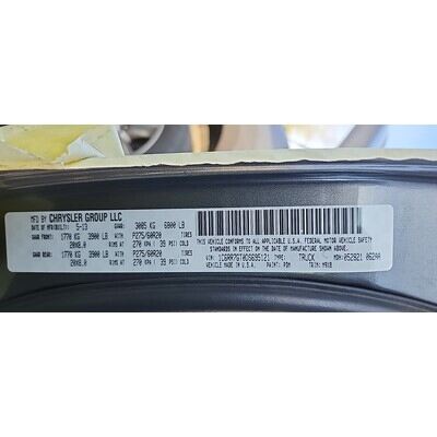 2013 Dodge 1500 Series Pickup Axle Assembly, Rear - ~417784104