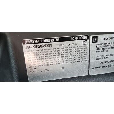 2014 Chevrolet Silverado 1500 Axle Assembly, Rear - ~425682384