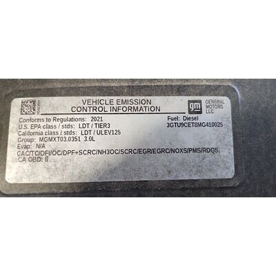 2019 Chevrolet Silverado 1500 Axle Assembly, Rear - ~426743661