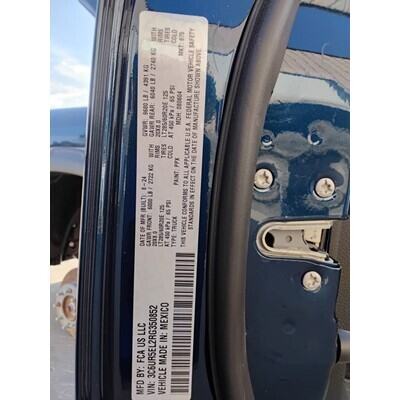 2019 Dodge 2500 Series Pickup Axle Assy, Front (4WD) - ~427237539