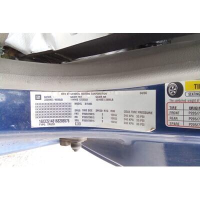 2004 Chevrolet Colorado Axle Assembly, Rear - ~417200455