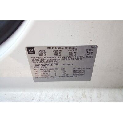 2014 Chevrolet Silverado 1500 Axle Assembly, Rear - ~418035008