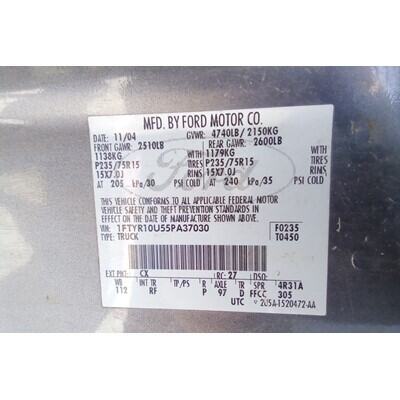 1998 Mazda Pickup Axle Assembly, Rear - ~423409430