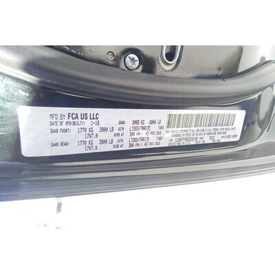 2013 Dodge 1500 Series Pickup Axle Assembly, Rear - ~432905483