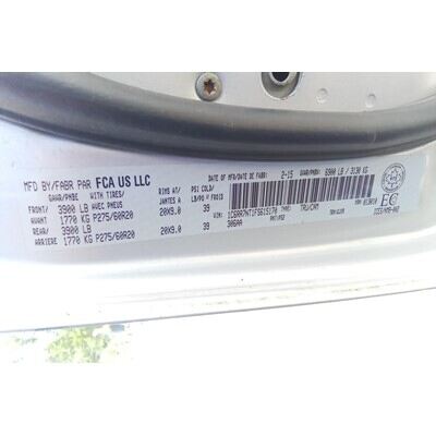 2013 Dodge 1500 Series Pickup Axle Assembly, Rear - ~433053855