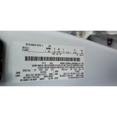 2017 Ford F-250 Super Duty Pickup Axle Assy, Front (4WD) - ~434890018