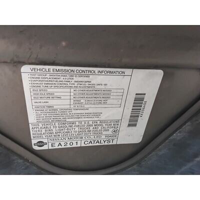 2005 Nissan Xterra Axle Assembly, Rear - ~414309930