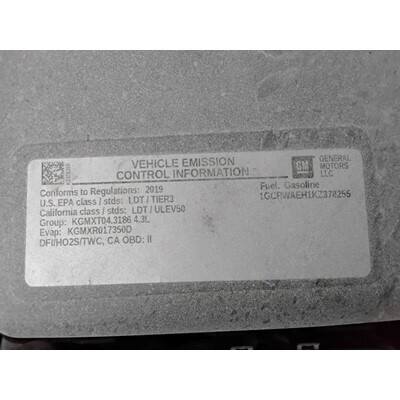 2019 Chevrolet Silverado 1500 Axle Assembly, Rear - ~416415068