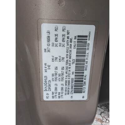 2002 Dodge 1500 Series Pickup Axle Assembly, Rear - ~426215127