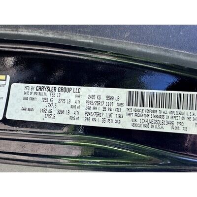 2008 Jeep Wrangler Axle Assy, Front (4WD) - ~397964075