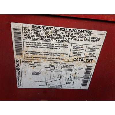 2003 Dodge 2500 Series Pickup Axle Assembly, Rear - ~387767772