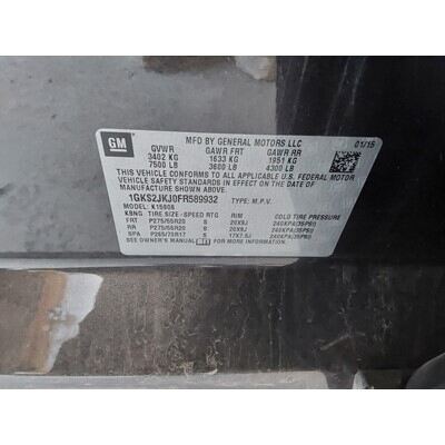 2015 Cadillac Escalade Axle Assembly, Rear - ~418101985