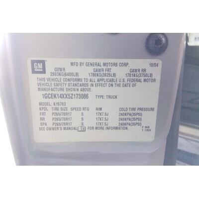 2005 Chevrolet Silverado 1500  Axle Assembly, Rear - ~436607898