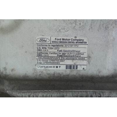 2012 Ford F-150 Series Pickup Axle Assembly, Rear