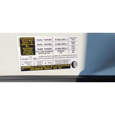 2021 Mercedes-Benz Sprinter 2500 Axle Assembly, Rear