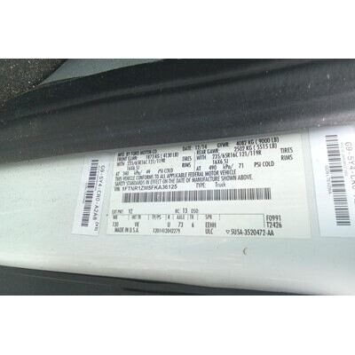 2015 Ford Transit 150 Axle Assembly, Rear ~432076993