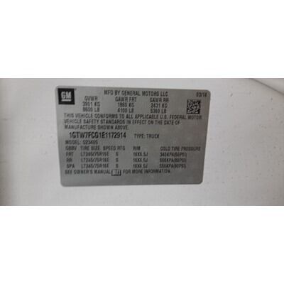 2010 Chevrolet Express 2500 Axle Assembly, Rear - ~410008805