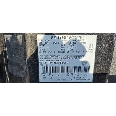 2004 Ford F-150 Series Pickup Axle Assembly, Rear - ~418099049