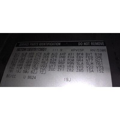 2007 Hummer H3 Axle Assembly, Rear - ~423331664