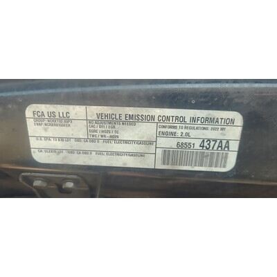 2020 Jeep Wrangler Axle Assembly, Rear - ~418489503