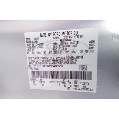 2010 Ford Ranger Axle Assembly, Rear - ~424765463