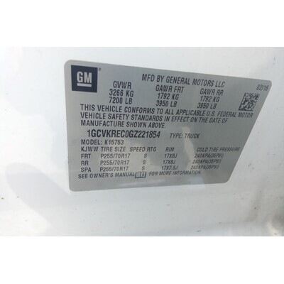 2014 Chevrolet Silverado 1500  Axle Assembly, Rear - ~429029130