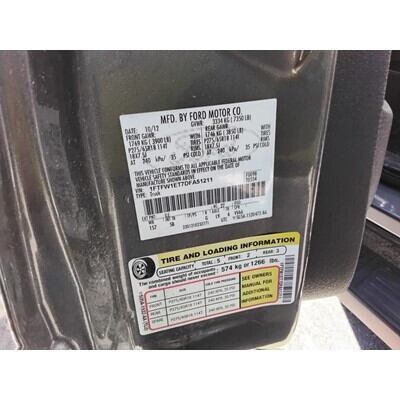 2012 Ford F-150 Series Pickup Axle Assembly, Rear - ~437992998