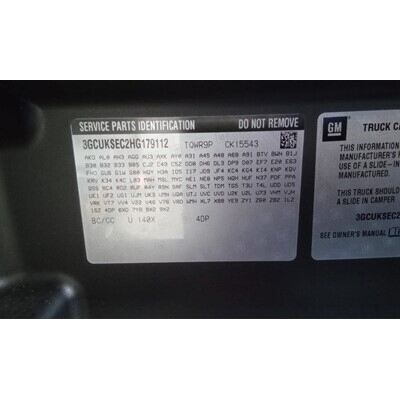 2014 Chevrolet Silverado 1500  Axle Assembly, Rear - ~398640735