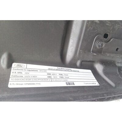 2011 Ford F-250 Super Duty Pickup Axle Assy, Front (4WD) - ~415375971