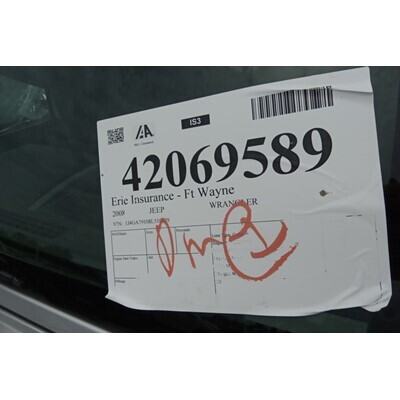 2008 Jeep Wrangler Axle Assy, Front (4WD) - ~424491202