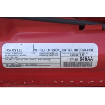 2016 Jeep Wrangler Axle Assy, Front (4WD) - ~432235378