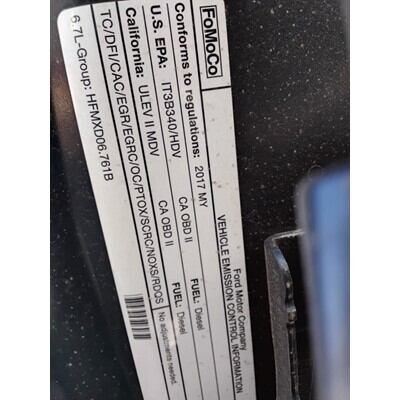 2017 Ford F-250 Super Duty Pickup Axle Assy, Front (4WD) - ~417370575