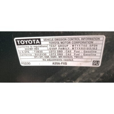 2020 Toyota Highlander Axle Shaft - ~396597022