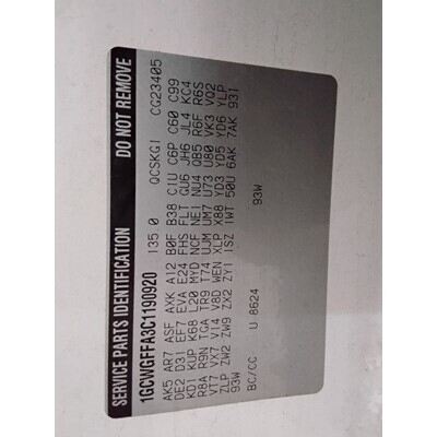 2010 Chevrolet Express 2500 Axle Assembly, Rear - ~410007646