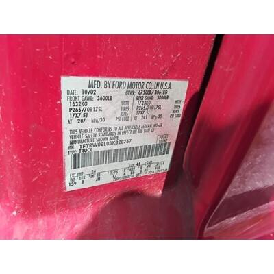 2000 Ford F-150 Series Pickup Axle Assembly, Rear - ~424345897