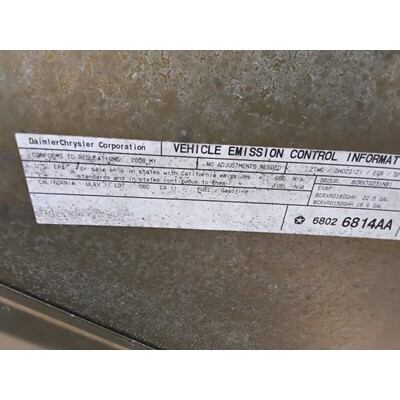 2008 Jeep Wrangler Axle Assy, Front (4WD) - ~436885576